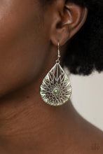 Load image into Gallery viewer, Paparazzi Icy Mosaic - Green Earrings
