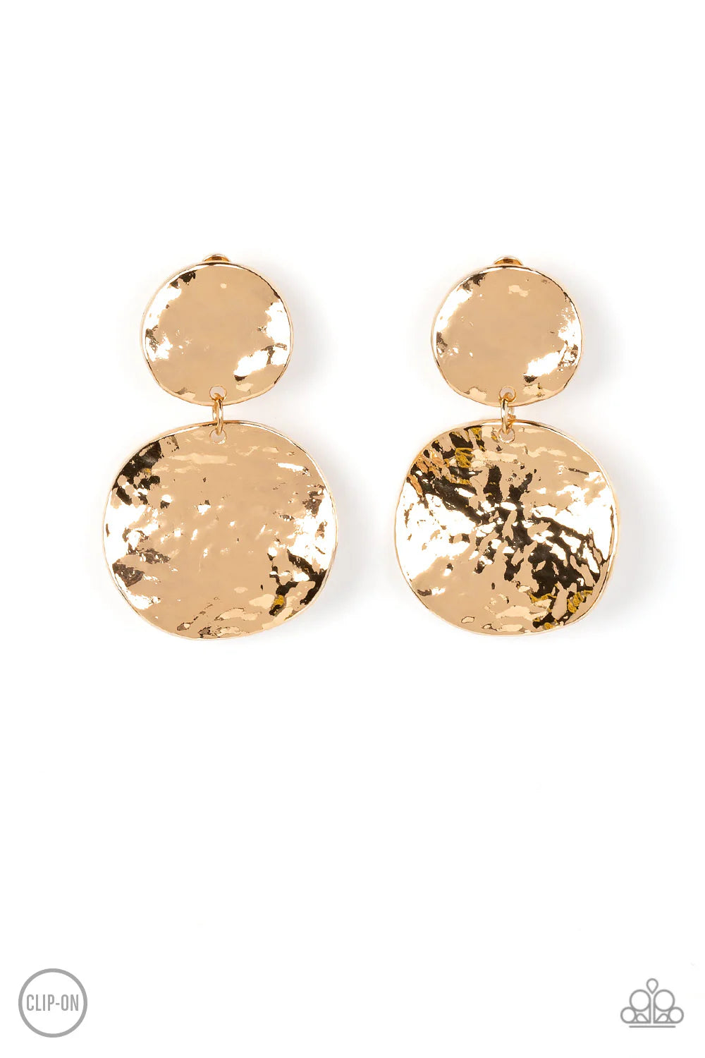 Paparazzi Rush Hour - Gold Earrings