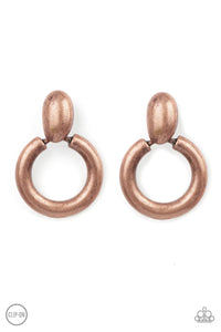 Paparazzi Ancient Artisan - Copper Earrings