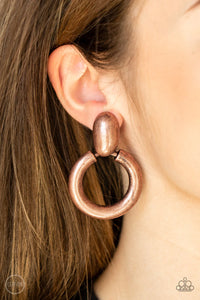 Paparazzi Ancient Artisan - Copper Earrings