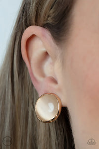 Paparazzi Cool Pools - Gold Earrings