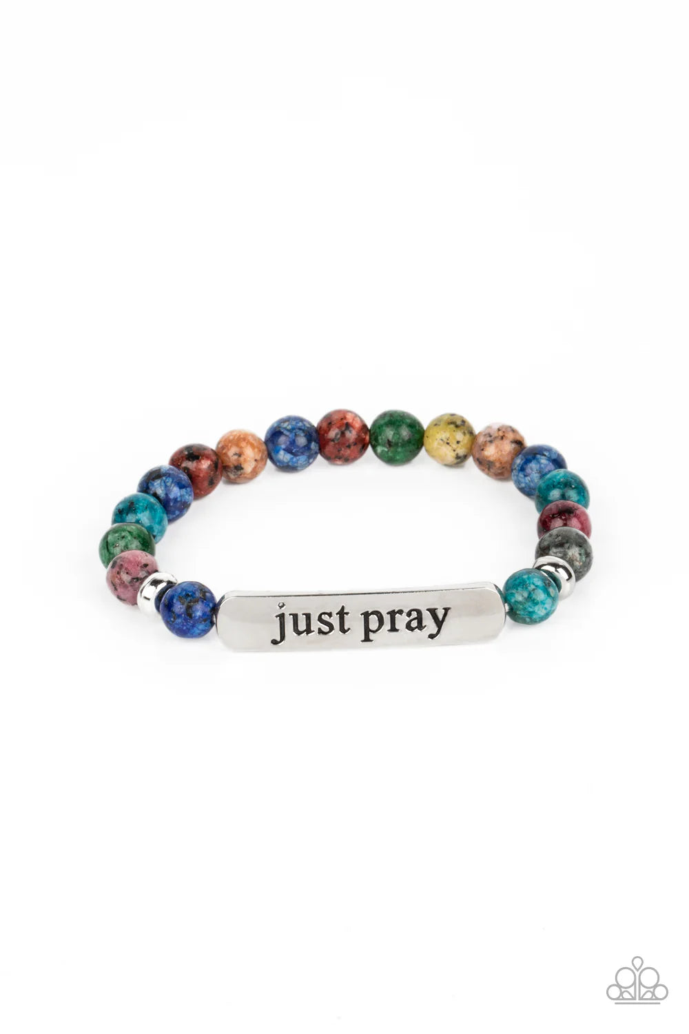 Paparazzi Just Pray - Multi Bracelet