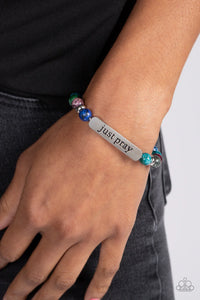 Paparazzi Just Pray - Multi Bracelet