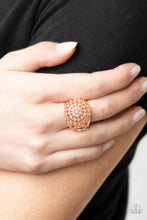 Load image into Gallery viewer, Paparazzi Magically Moroccan - Copper Ring
