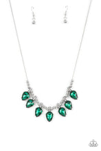 Load image into Gallery viewer, Paparazzi Crown Jewel Couture - Green Necklace
