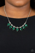 Load image into Gallery viewer, Paparazzi Crown Jewel Couture - Green Necklace
