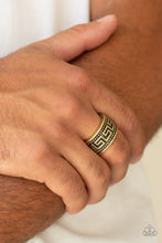 Load image into Gallery viewer, Paparazzi Tycoon Tribe - Brass Ring
