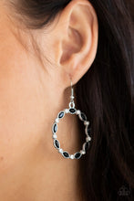 Load image into Gallery viewer, Paparazzi Crystal Circlets - Black Earrings
