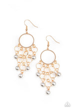 Load image into Gallery viewer, Paparazzi When Life Gives You Pearls - Gold Earrings
