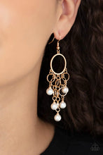 Load image into Gallery viewer, Paparazzi When Life Gives You Pearls - Gold Earrings
