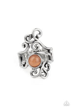 Load image into Gallery viewer, Paparazzi Glimmering Grapevines - Orange Ring
