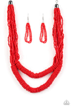 Load image into Gallery viewer, Paparazzi Right As RAINFOREST - Red Necklace
