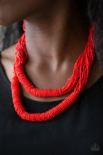Load image into Gallery viewer, Paparazzi Right As RAINFOREST - Red Necklace
