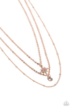 Load image into Gallery viewer, Paparazzi Trendy Twinkle - Rose Gold Necklace
