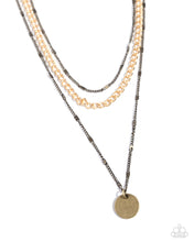 Load image into Gallery viewer, Paparazzi Dainty Development - Brass Necklace
