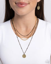 Load image into Gallery viewer, Paparazzi Dainty Development - Brass Necklace
