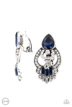 Load image into Gallery viewer, Paparazzi Glamour Gauntlet - Blue Earrings

