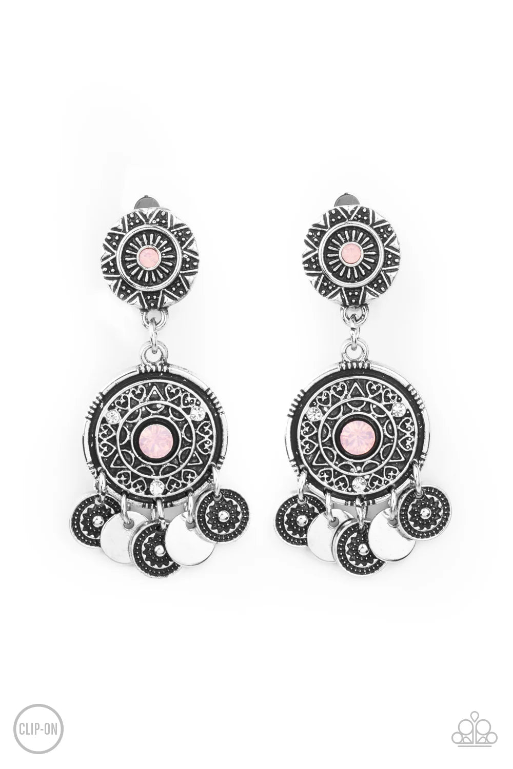Paparazzi A DREAMCATCHER Come True - Pink Earrings