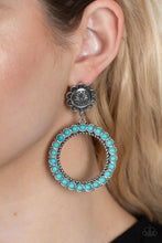 Load image into Gallery viewer, Paparazzi Playfully Prairie - Blue Earrings
