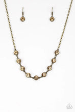 Load image into Gallery viewer, Paparazzi Starlit Socials - Brass Necklace
