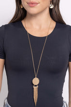 Load image into Gallery viewer, Paparazzi Tassel Tenure - Gold Necklace
