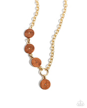 Load image into Gallery viewer, Paparazzi Savory Stone - Brown Necklace
