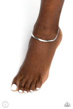 Load image into Gallery viewer, Paparazzi Tan Lines - Silver Ankle Bracelet
