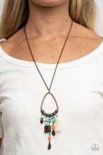 Load image into Gallery viewer, Paparazzi Listen To Your Soul - Brass Necklace
