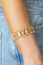 Load image into Gallery viewer, Paparazzi Metro Magnetism - Gold Bracelet
