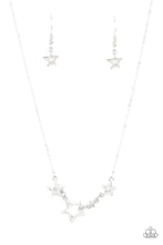 Load image into Gallery viewer, Paparazzi Proudly Patriotic - White Necklace
