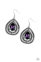 Load image into Gallery viewer, Paparazzi Royal Squad - Purple Earrings
