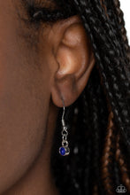 Load image into Gallery viewer, Paparazzi Tassel Tabloid - Blue Necklace
