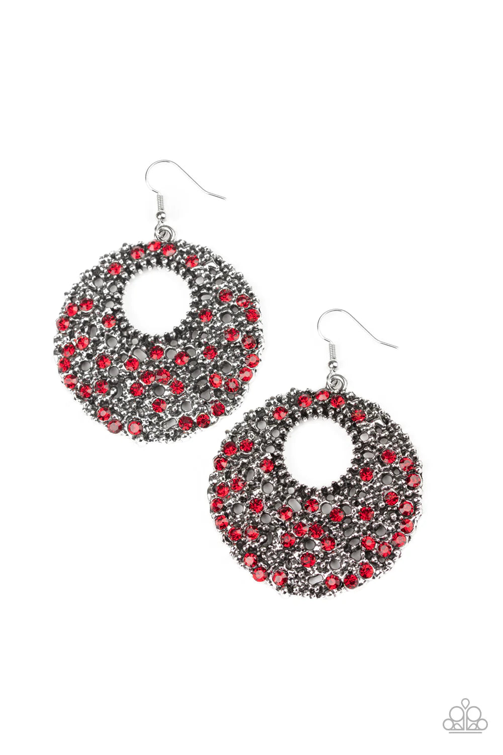 Paparazzi Starry Showcase - Red Earrings