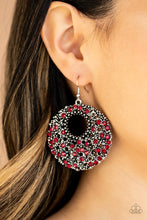Load image into Gallery viewer, Paparazzi Starry Showcase - Red Earrings
