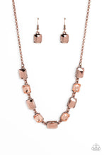 Load image into Gallery viewer, Paparazzi Emerald Envy - Copper Necklace
