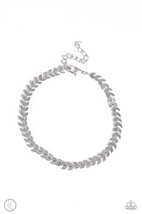 Paparazzi Point In Time - Silver Ankle Bracelet