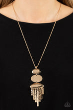 Load image into Gallery viewer, Paparazzi After The Artifact - Gold Necklace
