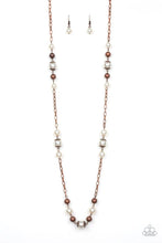 Load image into Gallery viewer, Paparazzi Wall Street Waltz - Copper Necklace
