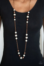 Load image into Gallery viewer, Paparazzi Wall Street Waltz - Copper Necklace
