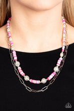 Load image into Gallery viewer, Paparazzi Tidal Trendsetter - Pink Necklace
