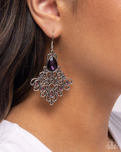 Load image into Gallery viewer, Paparazzi Lattice Legacy - Purple Earrings
