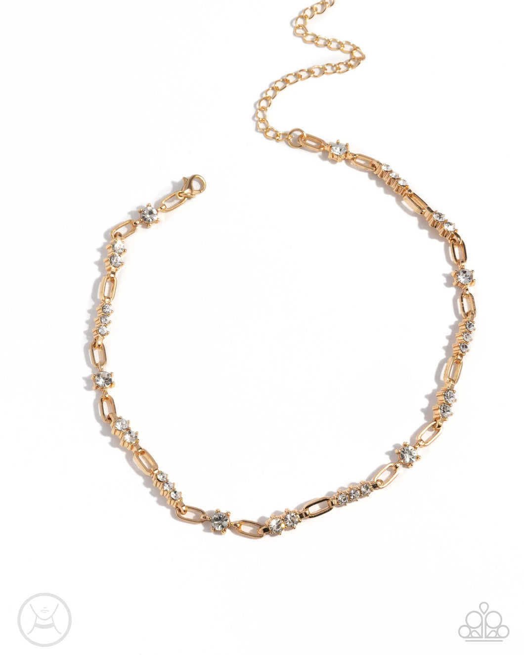 Paparazzi Pronged Pageantry - Gold Earrings