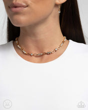 Load image into Gallery viewer, Paparazzi Pronged Pageantry - Gold Earrings
