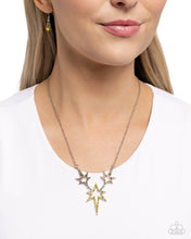 Load image into Gallery viewer, Paparazzi Explosive Exhibit - Yellow Necklace
