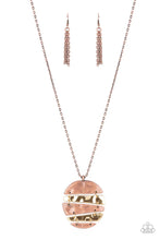 Load image into Gallery viewer, Paparazzi Shattered Sunset - Copper Necklace
