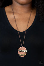 Load image into Gallery viewer, Paparazzi Shattered Sunset - Copper Necklace
