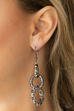 Load image into Gallery viewer, Paparazzi Shameless Shine - Black Earrings
