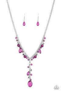 Paparazzi Crystal Couture - Purple Necklace