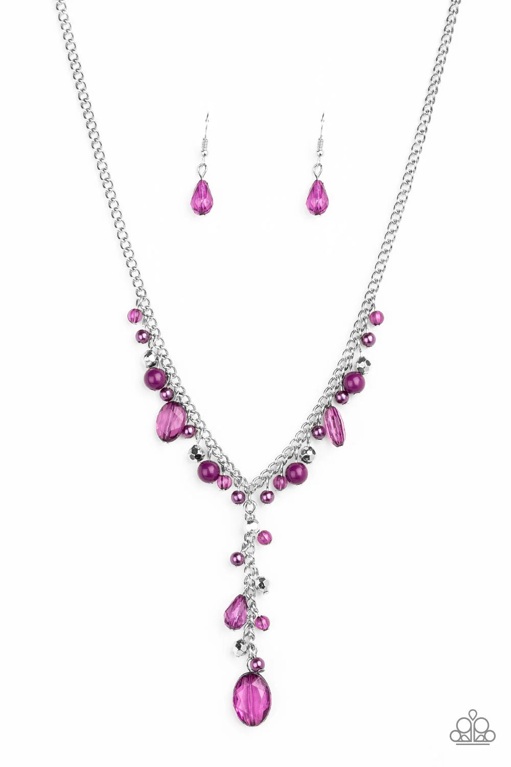 Paparazzi Crystal Couture - Purple Necklace