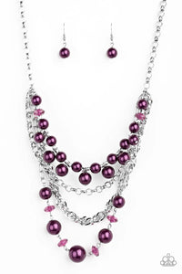 Paparazzi Rockin Rockette - Purple Necklace